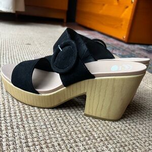 Black Dr Scholl’s Women's Platform Sandals